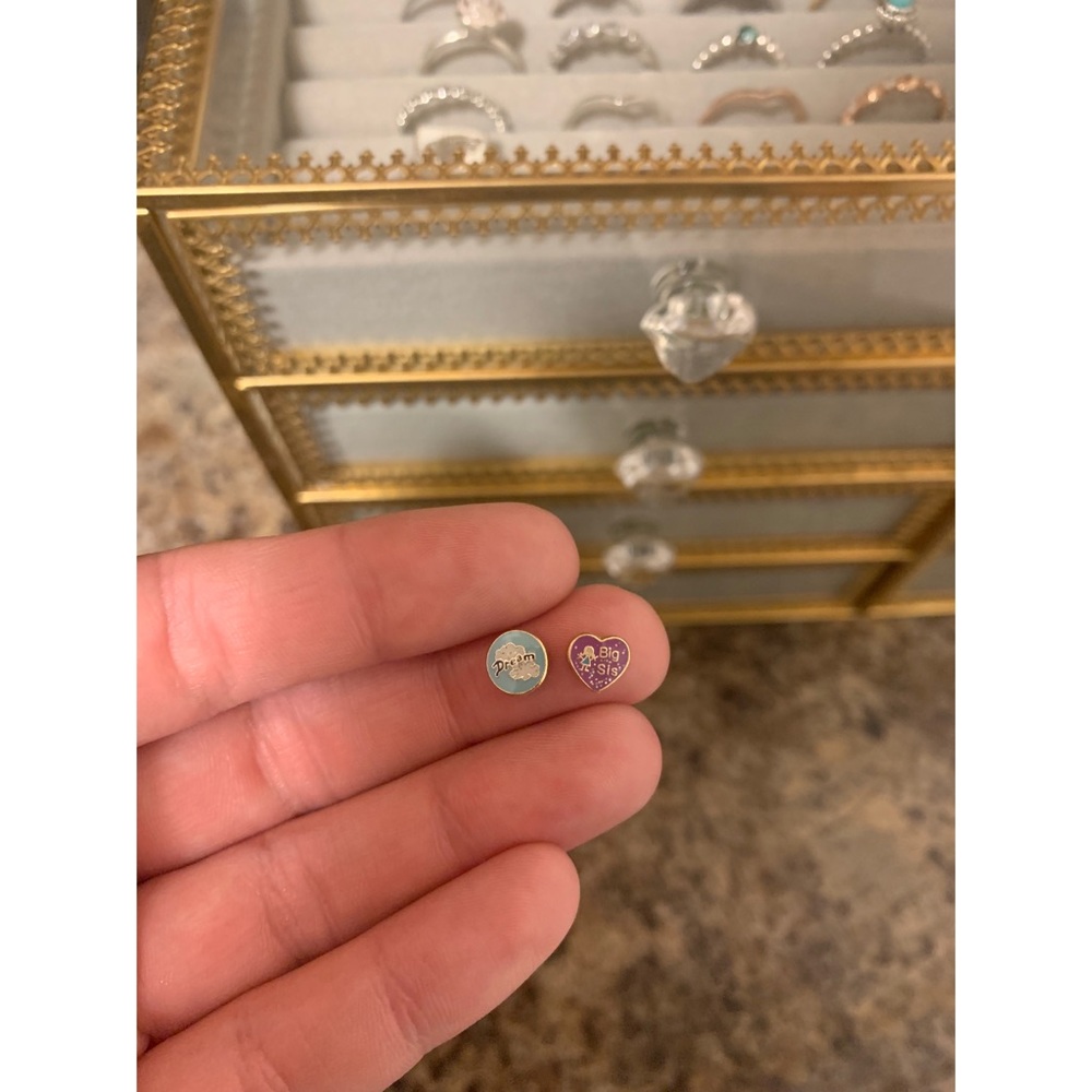 2 Floating Locket Charms